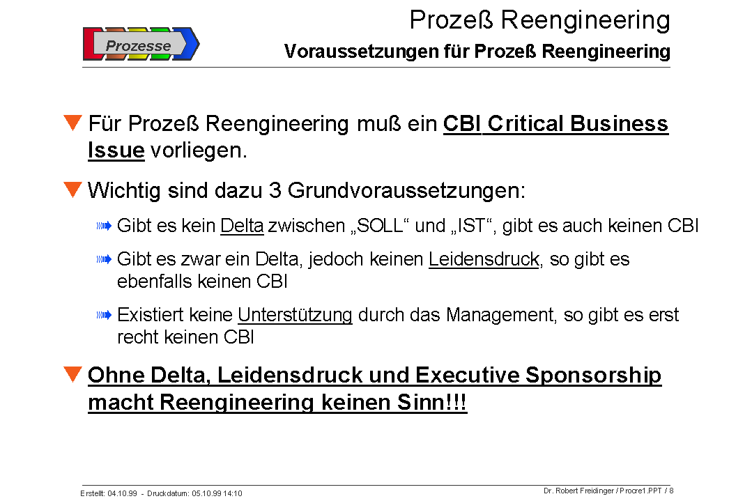 Untersttzung durch Critical Business Issues